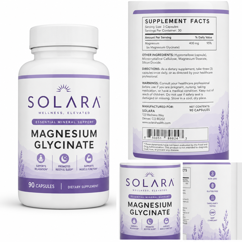 MAGNESIUM GLYCINATE — Label detail
